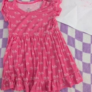 Pink Barbie Kids Dress